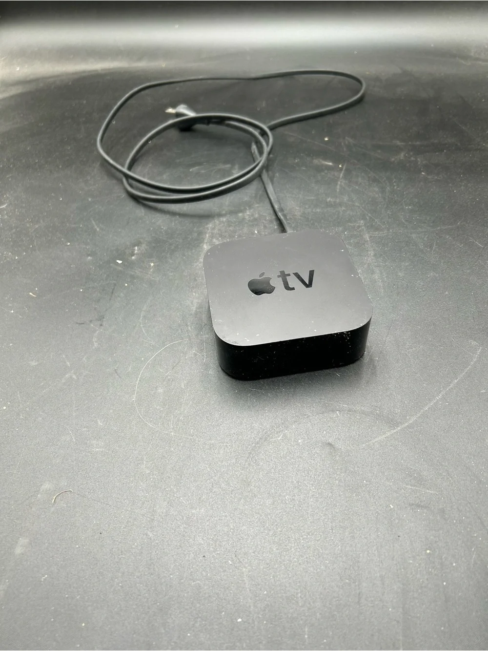 Apple Black Apple TV Streaming Box with Power Cable